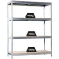 Produktbild: PROREGAL Schwerlastregal Big Wood Yeti Four HxBxT 200 x 120 x 45 cm Fachlast 400 kg Verzinkt