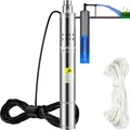 Produktbild: VEVOR 3 Zoll Tiefbrunnenpumpe 550W 35 L min Tauchpumpe Förderhöhe 108 m