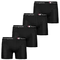 Produktbild: Champion Herren Core x4 Retroshorts, Schwarz, S (4er Pack)