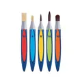 Produktbild: Pelikan griffix® Schulpinselstarter-Set 5er, verschiedene Borsten