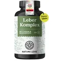 Produktbild: NATURE LOVE® Leber Komplex - 120 Kapseln - mit Mariendistel, Cholin, Artischocke