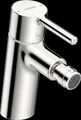 Produktbild: HANSA HANSAVANTIS Bidetbatterie, Ausladung 113 mm, mit Ablaufgarnitur, Pinhebel,
