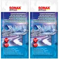 Produktbild: 2x Antibeschlagtuch Sonax Klarsicht Mikrofasertuch für klare Sicht 25 x 40 cm