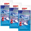 Produktbild: 3x Sonax Antibeschlagtuch Klarsicht Mikrofasertuch für klare Sicht 25 x 40 cm
