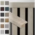 Produktbild: Hexim - Akustikpaneele Zubehör Abschlussleiste Lamellen mdf Wandverkleidung: Sonoma Oak, 275cm