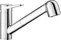 Produktbild: Blanco Wega II Einhebelmischer, herausziehbare Brause, Hochdruck, chrom (526416)