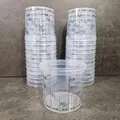 Produktbild: powerpreis24 25 Stück Farbmischbecher Mischbecher mit Skala 385 ml Einwegmischbecher Messbecher (0,18€/Stück)