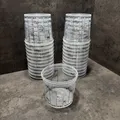 Produktbild: 25 Stück Farbmischbecher 385ml mit Scala Lackmischbecher Mischbecher