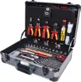 Produktbild: KS Tools 911.0628 1/4'' + 1/2“ Elektriker-Werkzeugkoffer, 128-tlg.