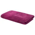 Produktbild: LOOKS BY WOLFGANG JOOP Duschtuch 70x140 cm – 100% Baumwolle Luxus Duschtücher mit Aufhänger & Logostick, Duschhandtuch lila