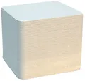 Produktbild: folia Blanko-Bierfilze quadratisch 93 x 93 mm Bierdeckel weiß unbedruckt 100 Stü