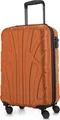 Produktbild: Suitline - leichtes Handgepäck 55x35x20 cm Flugzeug-Trolley 34 L Bordgepäck Hand-Koffer leicht Bord-Koffer 4 Rollen Kabinengepäck Hand Luggage TSA ,Orange