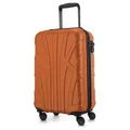 Produktbild: Suitline Handgepäckkoffer S1, 4 Rollen, Trolley 55x35x20 cm Bordgepäck Koffer Doppelrollen 34 L orange