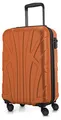 Produktbild: suitline - Handgepäck Hartschalen-Koffer Koffer Trolley Rollkoffer Reisekoffer, TSA, 55 cm, ca. 34 Liter, 100% ABS matt, Orange