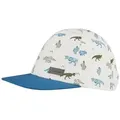 Produktbild: Sterntaler® Baseball Cap Basecap Saurier (1-St) Basecap aus Baumwolle mit Saurier-Druck & Metallschließe weiß 55