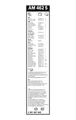 Produktbild: BOSCH 3 397 007 462 Wischblatt für AIWAYS,ALPINA,AUDI,BMW,BMW (BRILLIANCE),INFIN