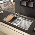 Produktbild: Respekta Einbauspüle Chicago 100x50x19 cm, Edelstahl Küchenspüle Spüle