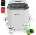 Produktbild: Juskys Eiswürfelmaschine IceOracle - Eiswürfel in wenigen Minuten - 12 kg/Tag in 2 Größen - Weiß