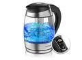 Produktbild: Arendo Wasserkocher, Edelstahl oder Glas, Temperaturanzeige & Warmhaltefunktion