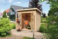 Produktbild: Gerätehaus Pultdach 14 mm Merseburg 3 212x154 cm Karibu