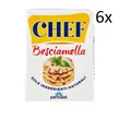 Produktbild: 6x Parmalat Chef Besciamella Klassisches Bechamel Sauce zum Kochen 200ml