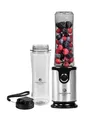 Produktbild: CHEF CUISINE Smoothie Maker 300W, 2x Mixbehälter (500 ml) aus bruchsicherem TRITAN-Kunststoff inkl. Auslaufsichere „To-Go“-Schraubdeckel, BPA frei, Messereinheit mit 4 Edelstahlflügeln