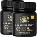 Produktbild: Kaimai Gold MGO 1000+ / UMF 22+ Manuka Honig * 2x 250g Premium Monofloral UMF® Certified Neuseeland ManukaHonig * 800 820 829 830 850 1046 1122 1200