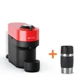 Produktbild: Krups Set: Nespresso Vertuo Pop Red Und Thermobecher Von Emsa DEKR_9100049879-3110600545