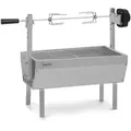 Produktbild: Klarstein Sauenland Mini Rotisserie-Grill Drehspieß 4W 12kg max. Edelstahl Silber-Metallic