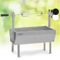 Produktbild: Grill Drehspieß Grillwanne Rotisserie Grillhähnchen 4 W 12 kg Edelstahl robust