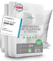 Produktbild: Welldora Kissenbezug für Allergiker, Milbenbezug Kissen, fachärztlich getestet, (2 Stück), Encasing gegen Milben & Bettwanzen ǀ Allergiker Bettwäsche