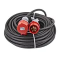 Produktbild: Verlängerungskabel Starkstrom CEE 400 V Stromkabel 25 Meter 16A 5x1,5mm² schwarz