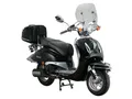 Produktbild: Alpha Motors Motorroller Retro Firenze Limited 50 ccm EURO 5 (Schwarz, 25 km/h) 25 km/h
