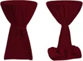 Produktbild: TexDeko Stehtischhusse Premium für Bistrotisch mit Schleifenband Bartisch-Überzug blickdicht, unifarben, Farbe & Durchmesser: nach Wahl