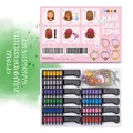 Produktbild: Magicat Haarkreide Set 10 Kinderhaarfarben und 5 Gummibänder Kreativität Spaß za