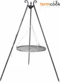 Produktbild: Farmcook E00372 Grill mit dem Rost aus Rohstahl auf dem Dreibein VIKING  ; Rohstahlrost (Durchmesser): 70cm  ; Höhe: 180cm