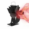 Produktbild: Relaxdays Ofenventilator, Schwarz, Metall, 19x26x12 cm, Kleinmöbel, Kamine & Zubehör, Holzkörbe & Zubehör