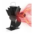 Produktbild: Relaxdays Ofenventilator ohne Strom schwarz Schwarz