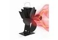 Produktbild: relaxdays Kaminventilator Ofenventilator ohne Strom schwarz