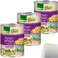 Produktbild: Edeka Bio Kichererbsen mild-nussiger Geschmack 3er Pack 3x400g Dose usy Block