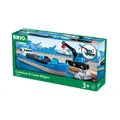 Produktbild: BRIO 63353400 Containerschiff mit Kranwagen