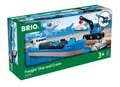 Produktbild: BRIO Containerschiff mit Kranwagen 33534