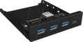 Produktbild: ICY IB-HUB1418I3 - Front Panel 3.5'' 4x USB 3.0 (Pfostenbuchse)