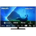 Produktbild: PHILIPS 65OLED808/12 4K OLED Ambilight TV (Flat, 65 Zoll / 164 cm, OLED 4K, SMART TV, Ambilight, GoogleTV) - Grau/Silber