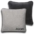 Produktbild: Joop! Kissenhülle Uni Doubleface Ash-Anthrazit Baumwolle Polyacryl, Maße: 50cm x 50cm, 739469