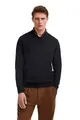 Produktbild: bugatti Herren Pullover Regular Fit V-Neck Premium Cotton Basic Baumwolle V-Ausschnitt