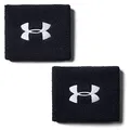 Produktbild: Under Armour Unisex UA Performance Wristband, 2er-Pack schweißableitendes Fitnessband, flexibles Schweißband mit Logo