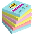 Produktbild: Post-it Haftnotizen Super Sticky Cosmic, bunt, 76 x 76mm, selbstklebend, 6x 90 Blatt