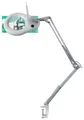 Produktbild: UNiLUX LED-Lupenleuchte ZOOM, mit Tischklemme, weiß