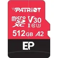 Produktbild: Patriot EP A2 Speicherkarte 512 GB MicroSDXC V30 U3 Klasse 10 (PEF512GEP32MCX) (512 GB, microSDXC, U3, UHS-I) (PEF512GEP32MCX)